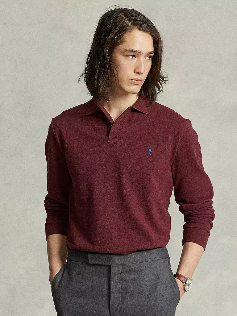 POLO RALPH LAUREN | Poloshirt Custom Slim Fit | dunkelrot