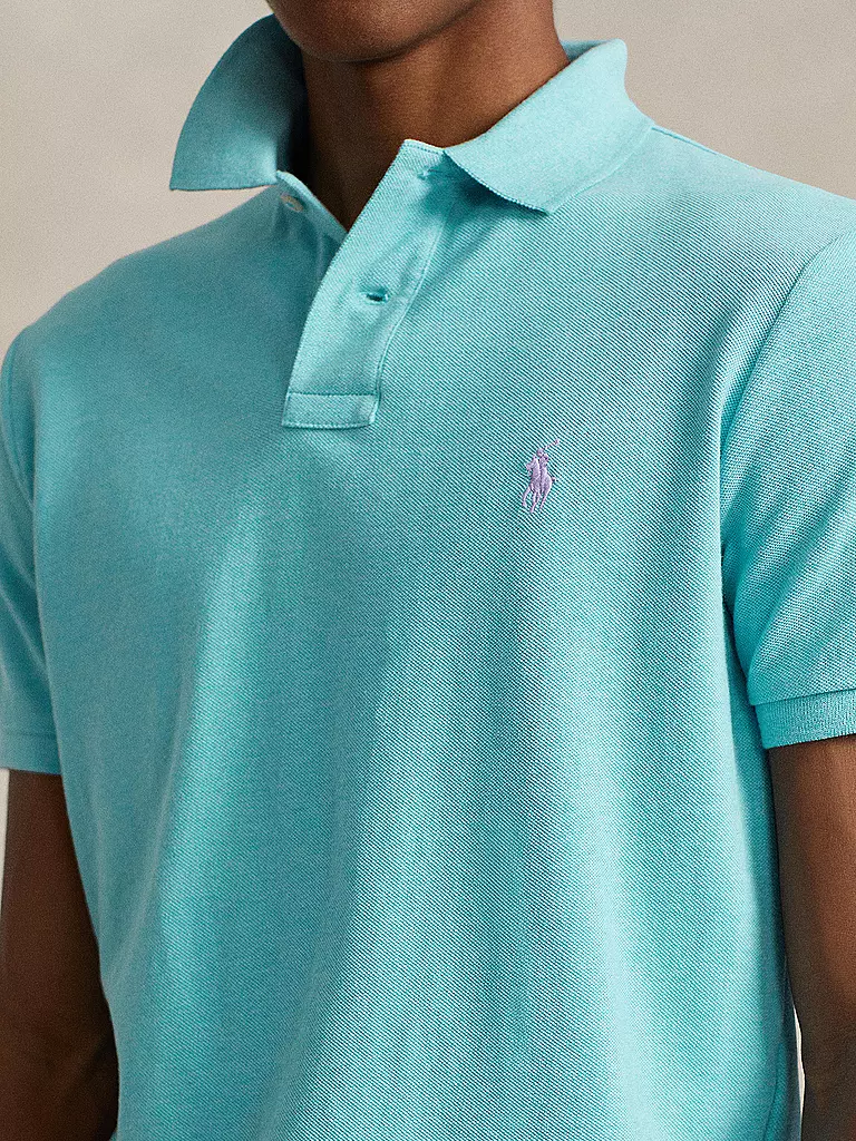 POLO RALPH LAUREN | Poloshirt Custom Slim Fit | türkis