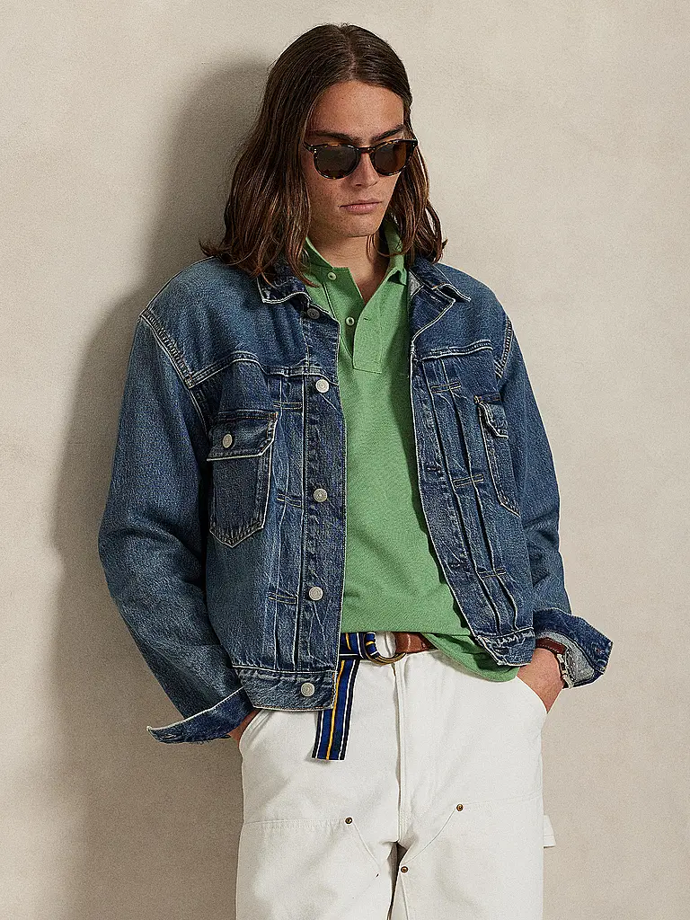 POLO RALPH LAUREN | Poloshirt Custom Slim Fit | Grün