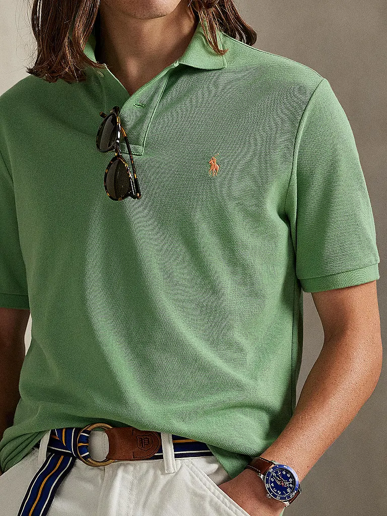 POLO RALPH LAUREN | Poloshirt Custom Slim Fit | Grün