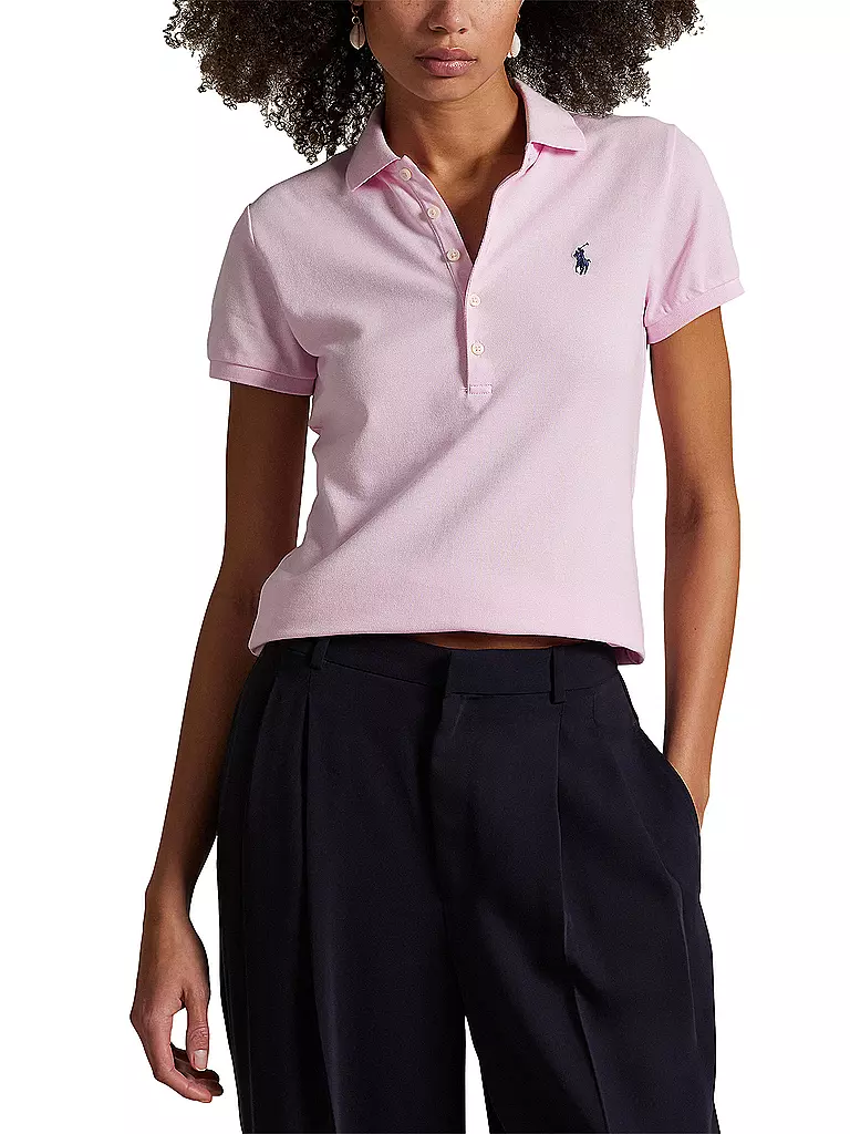 POLO RALPH LAUREN | Poloshirt Slim Fit JULIE | schwarz