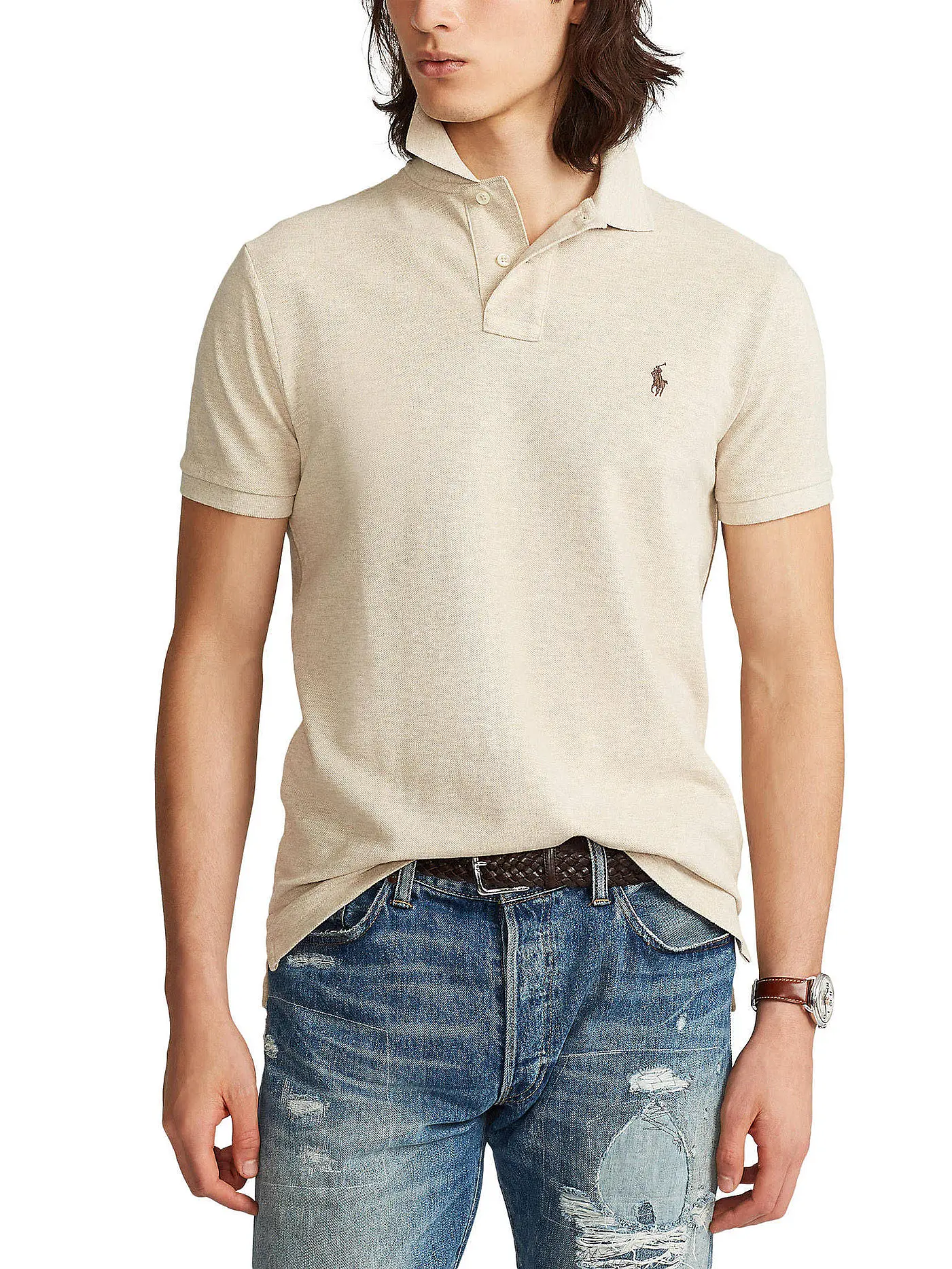 POLO RALPH LAUREN | Poloshirt Slim Fit | creme