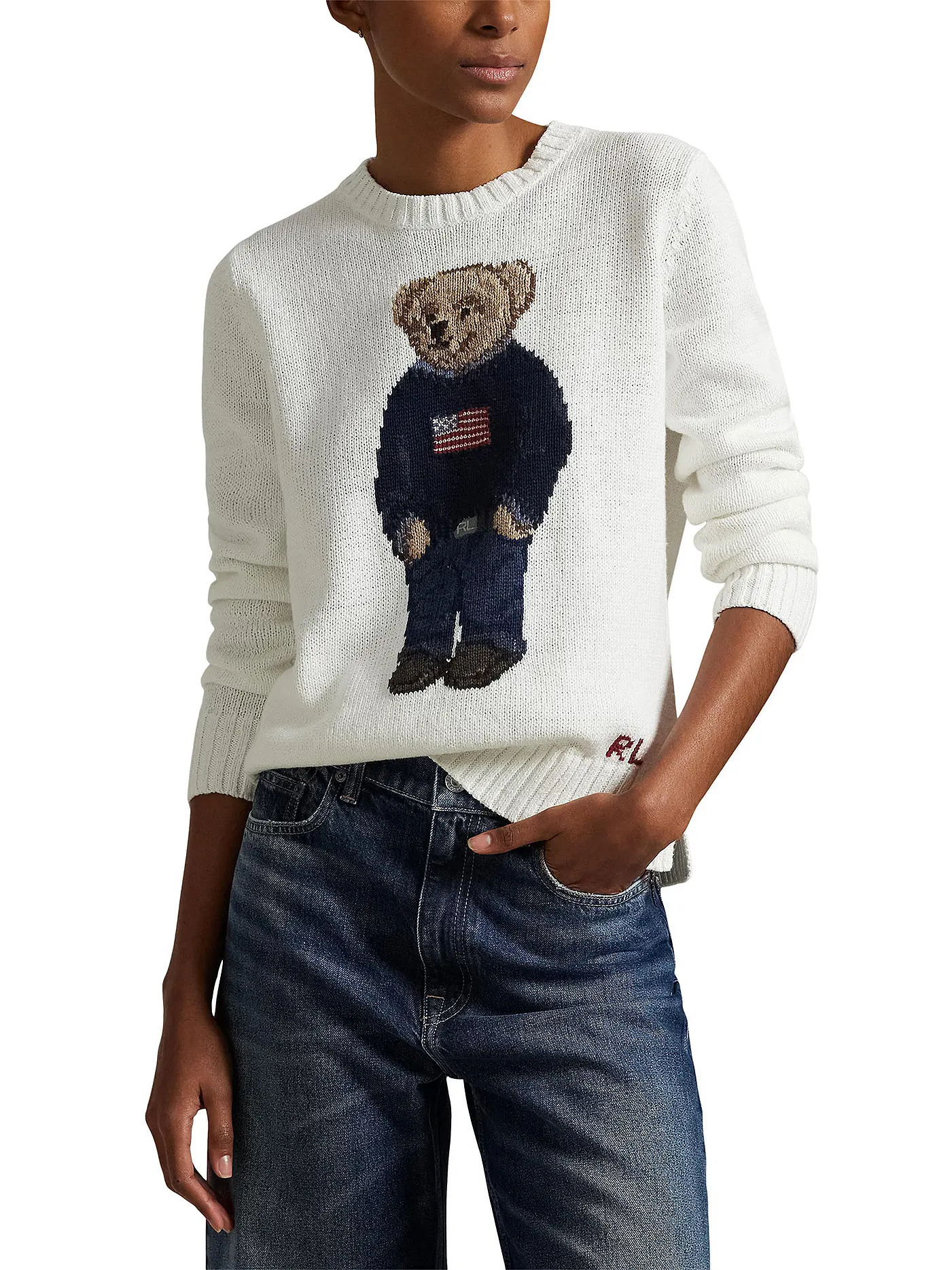 POLO RALPH LAUREN | Pullover  | weiss