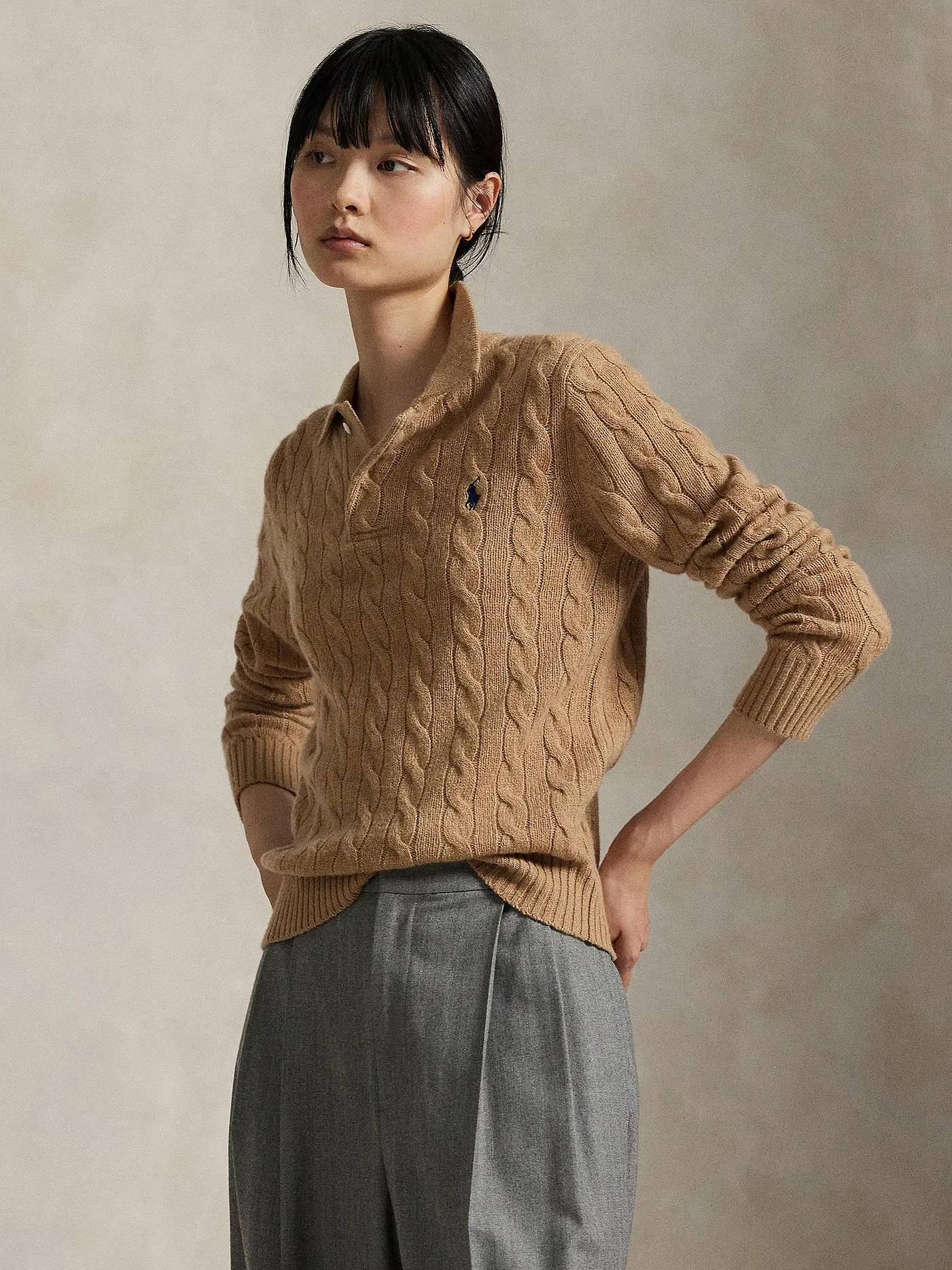 POLO RALPH LAUREN | Pullover  | camel