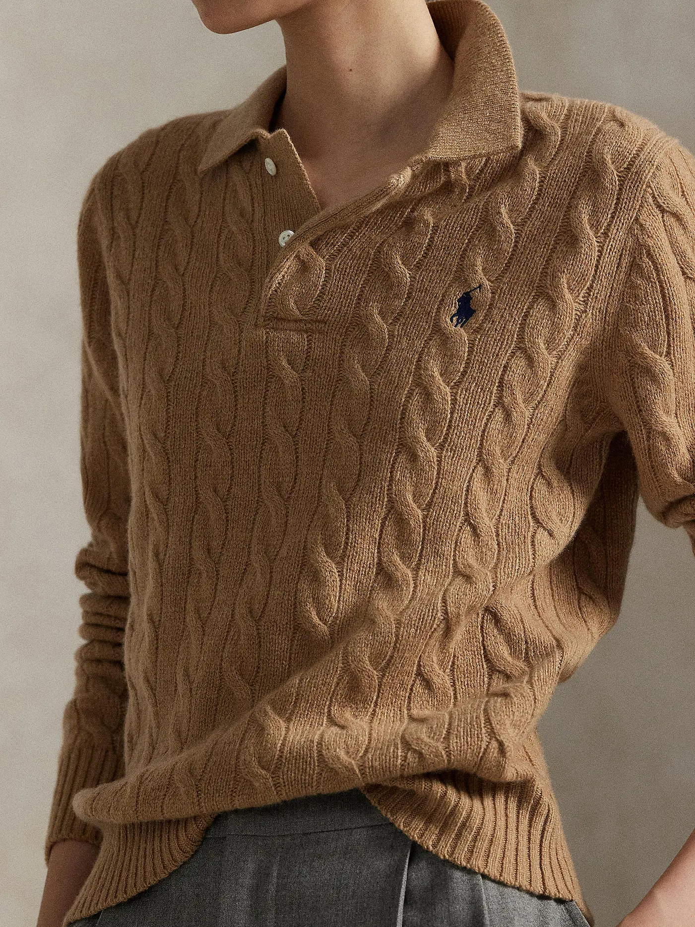 POLO RALPH LAUREN | Pullover  | camel