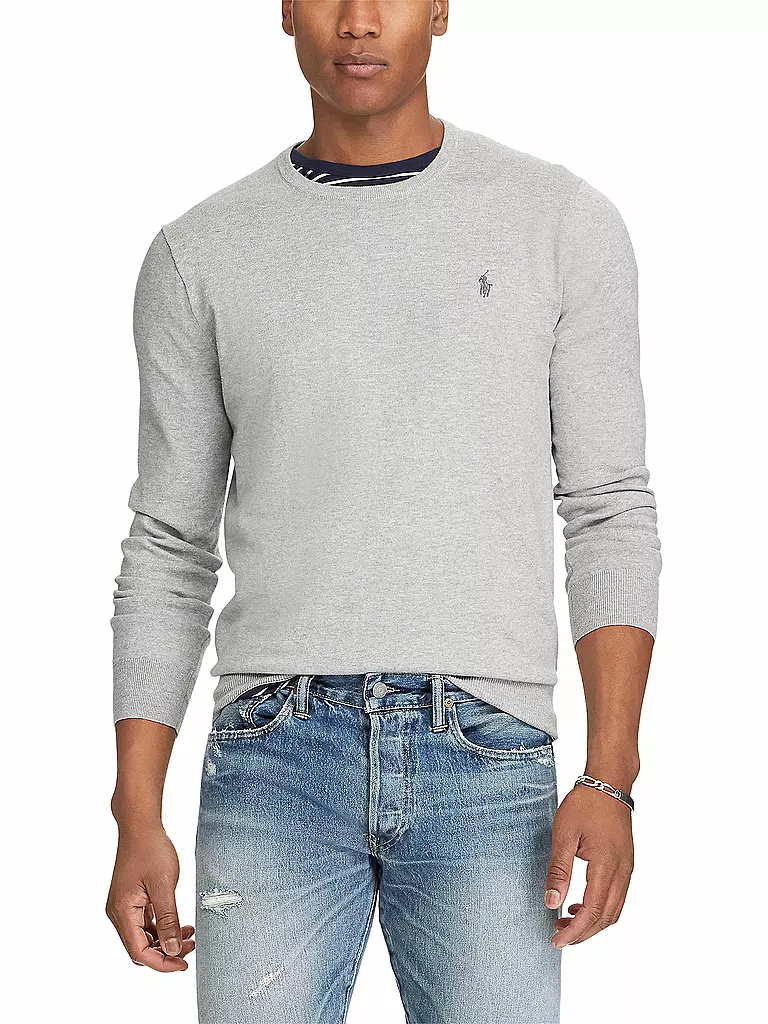 POLO RALPH LAUREN | Pullover Slim Fit  | grau