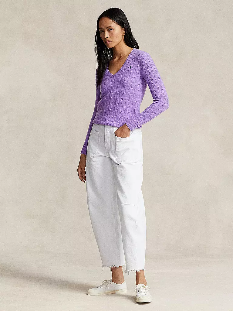 POLO RALPH LAUREN | Pullover Slim Fit KIMBERLY | lila