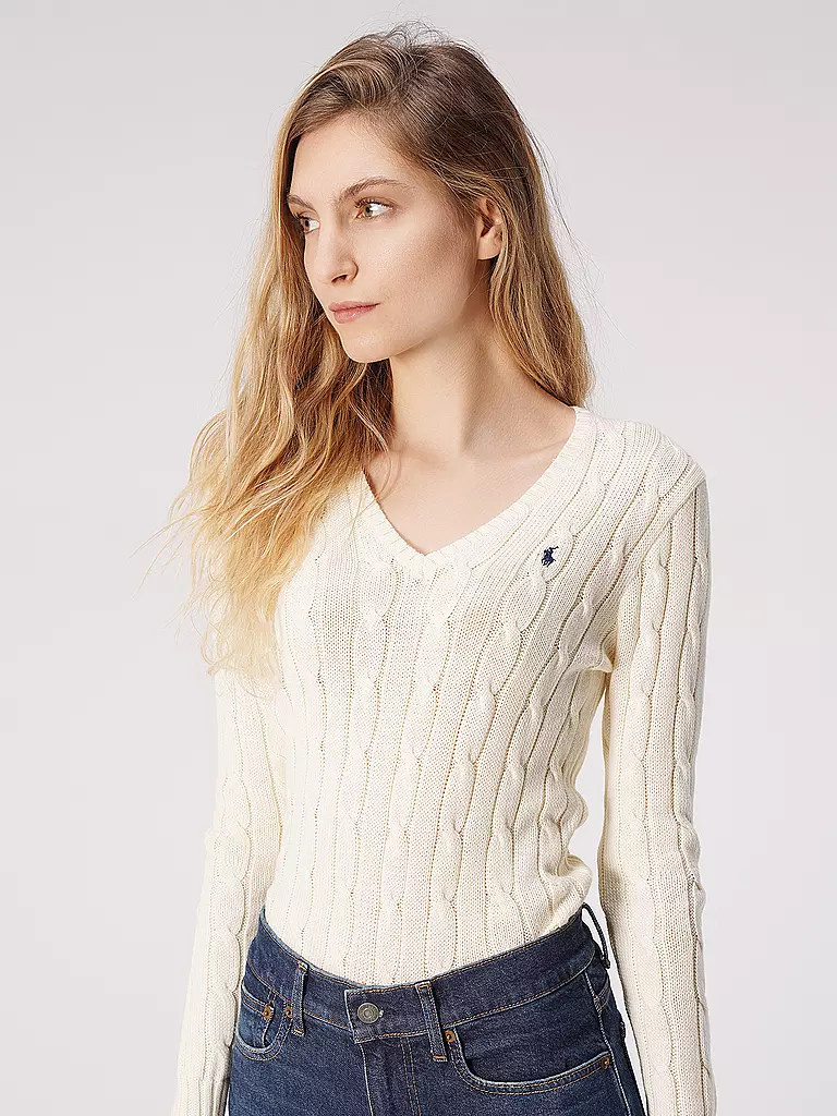 POLO RALPH LAUREN | Pullover Slim Fit KIMBERLY | creme