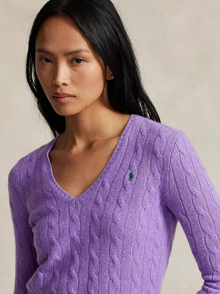 POLO RALPH LAUREN | Pullover Slim Fit KIMBERLY | lila