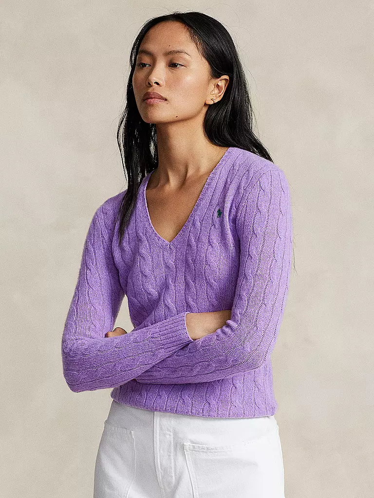 POLO RALPH LAUREN | Pullover Slim Fit KIMBERLY | lila
