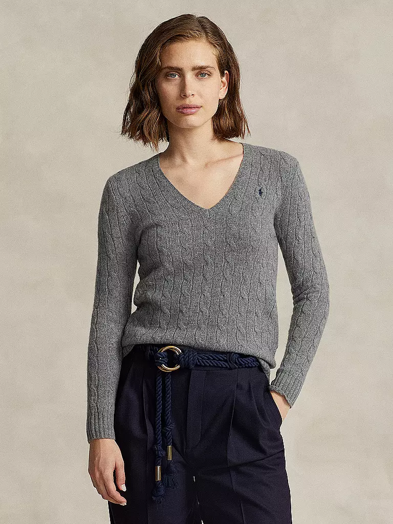 POLO RALPH LAUREN | Pullover Slim Fit KIMBERLY | grau