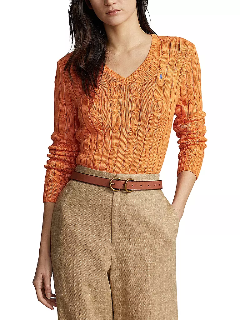 POLO RALPH LAUREN | Pullover Slim Fit KIMBERLY | olive