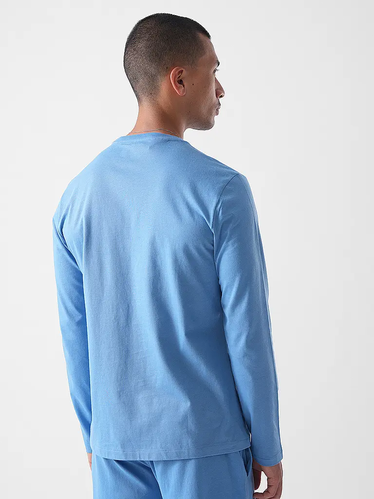POLO RALPH LAUREN | Pyjama Langarmshirt | blau