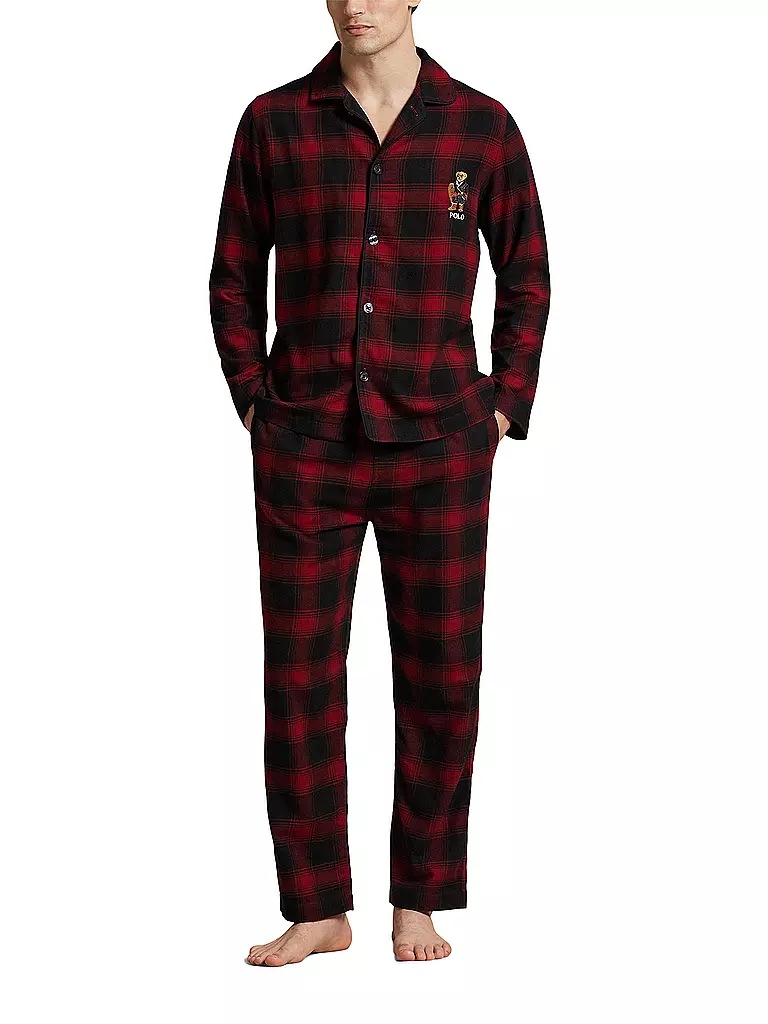 POLO RALPH LAUREN | Pyjama | dunkelrot