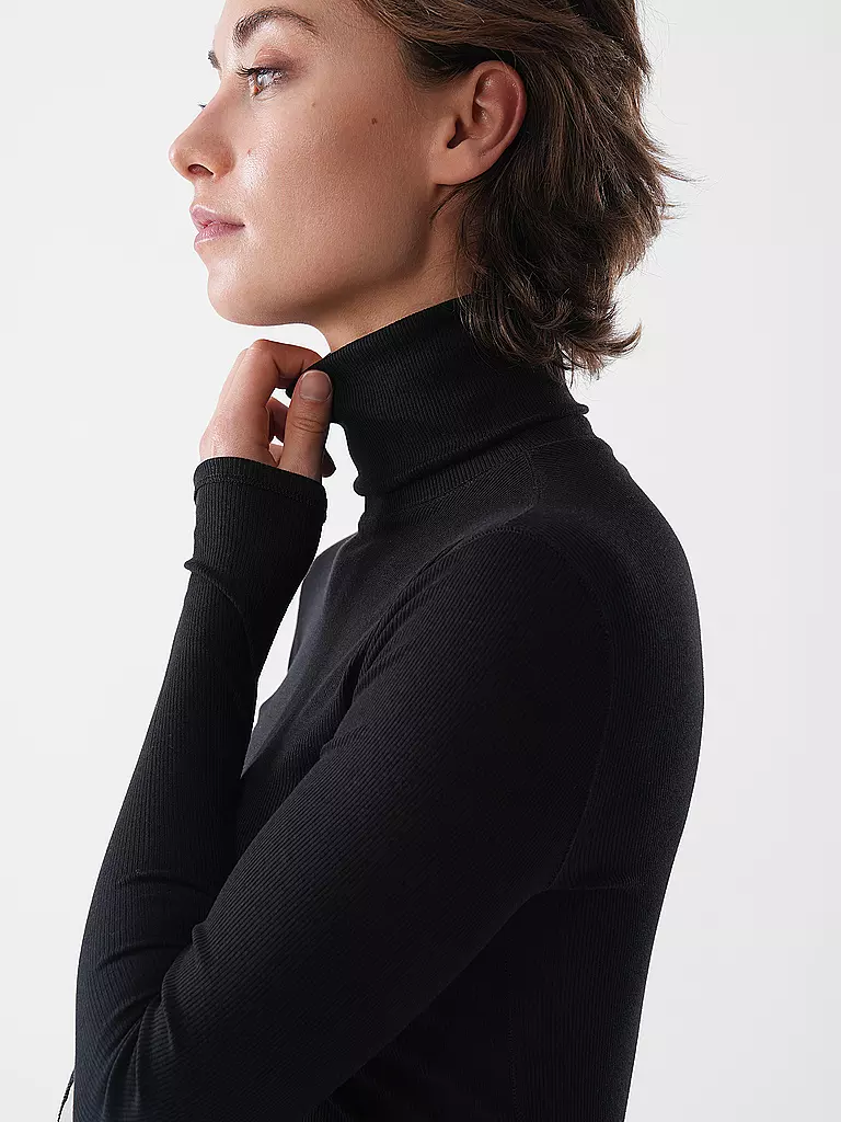 POLO RALPH LAUREN | Rollkragenpullover  | schwarz