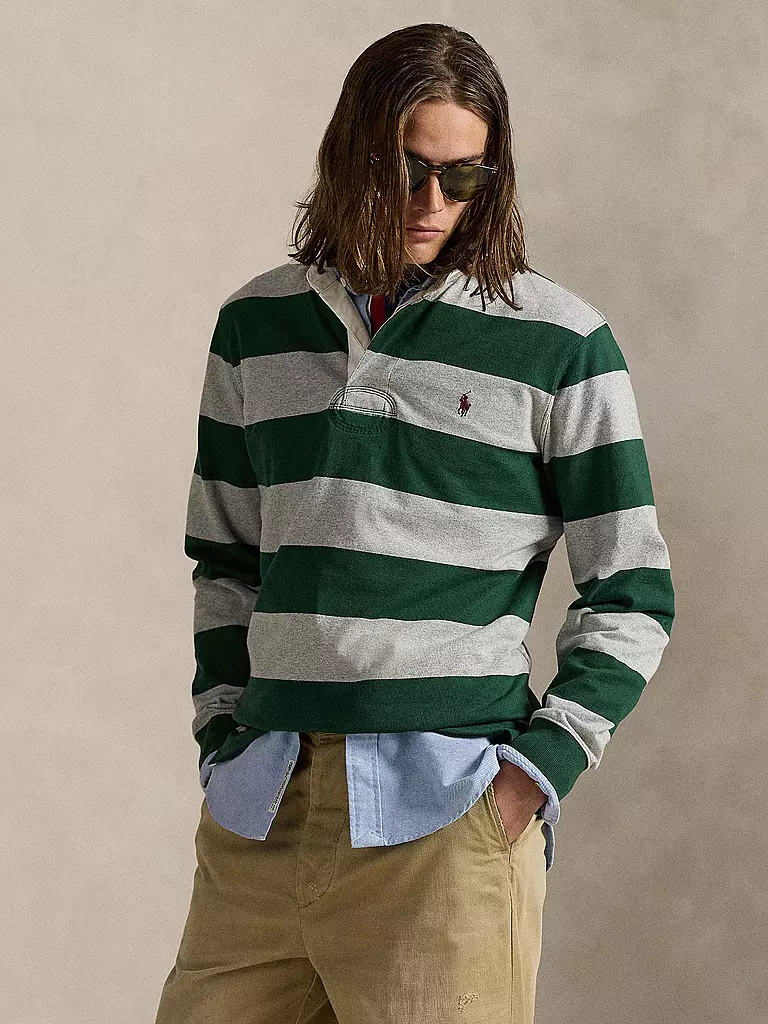 POLO RALPH LAUREN | Rugby Shirt | dunkelgrün