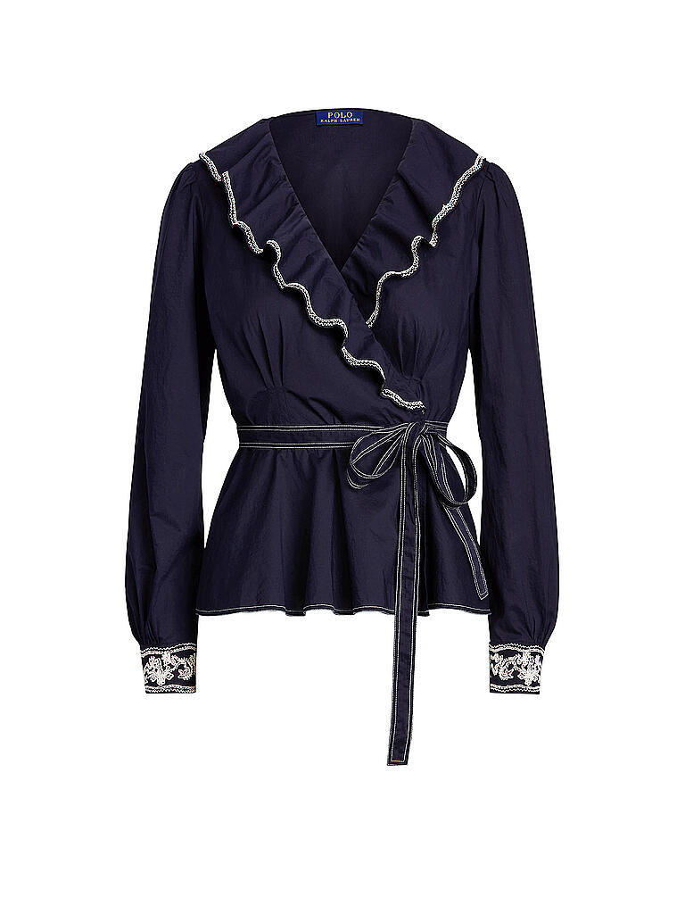 POLO RALPH LAUREN | Seidenbluse | blau
