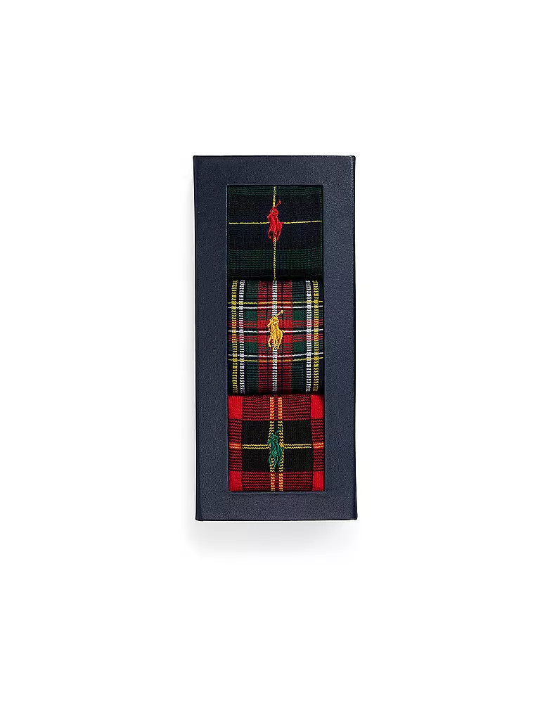 POLO RALPH LAUREN | Socken 3er Pkg. assorted | rot