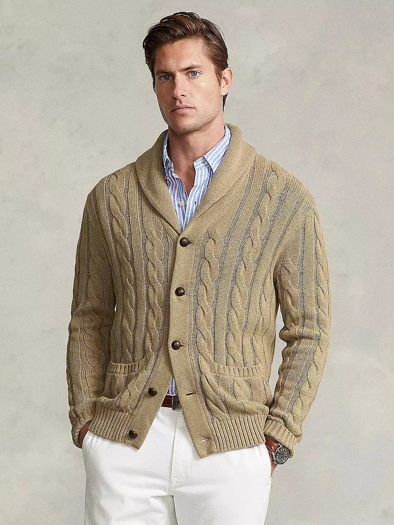 POLO RALPH LAUREN | Strickjacke  | beige