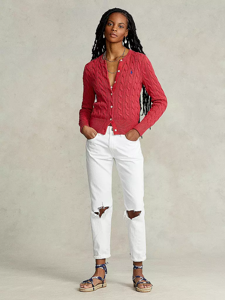 POLO RALPH LAUREN | Strickjacke | rot