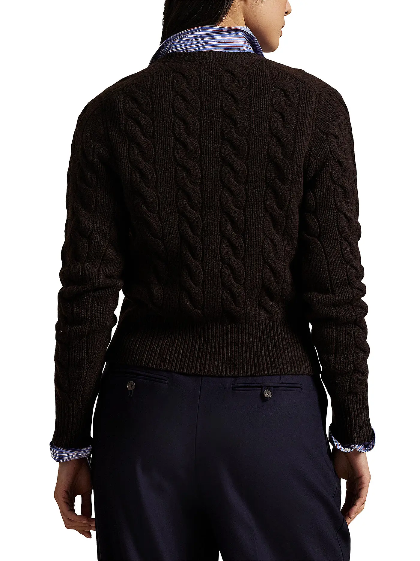 POLO RALPH LAUREN | Strickjacke | braun