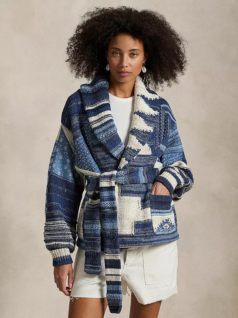 POLO RALPH LAUREN | Strickjacke | blau