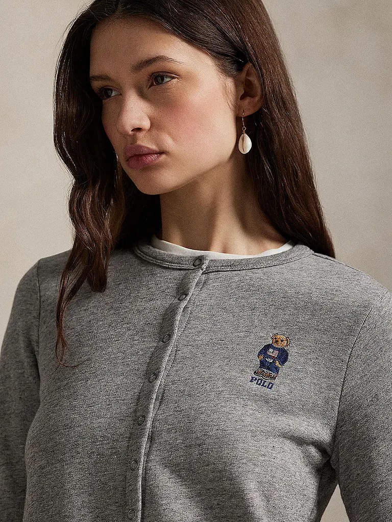 POLO RALPH LAUREN | Strickjacke | grau
