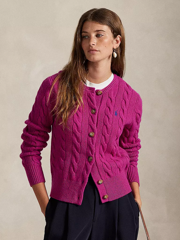 POLO RALPH LAUREN | Strickjacke | pink