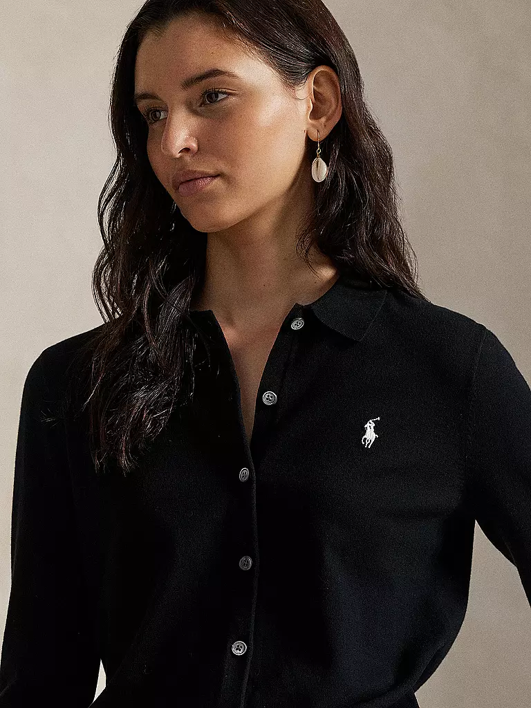 POLO RALPH LAUREN | Strickjacke | schwarz