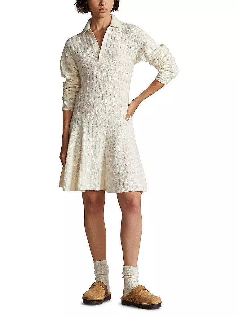 POLO RALPH LAUREN | Strickkleid  | creme