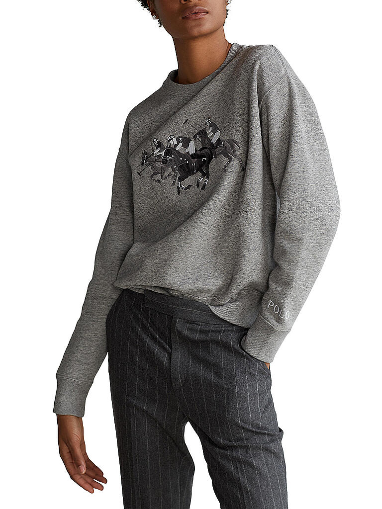 POLO RALPH LAUREN | Sweater Relaxed Fit | grau