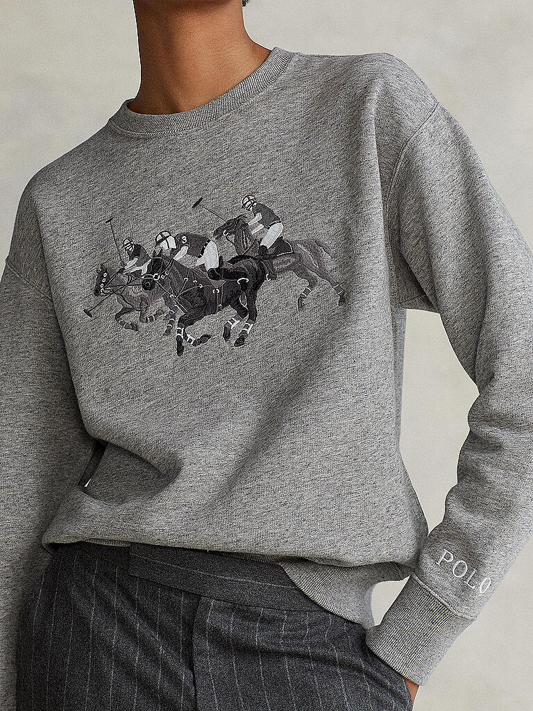 POLO RALPH LAUREN | Sweater Relaxed Fit | grau