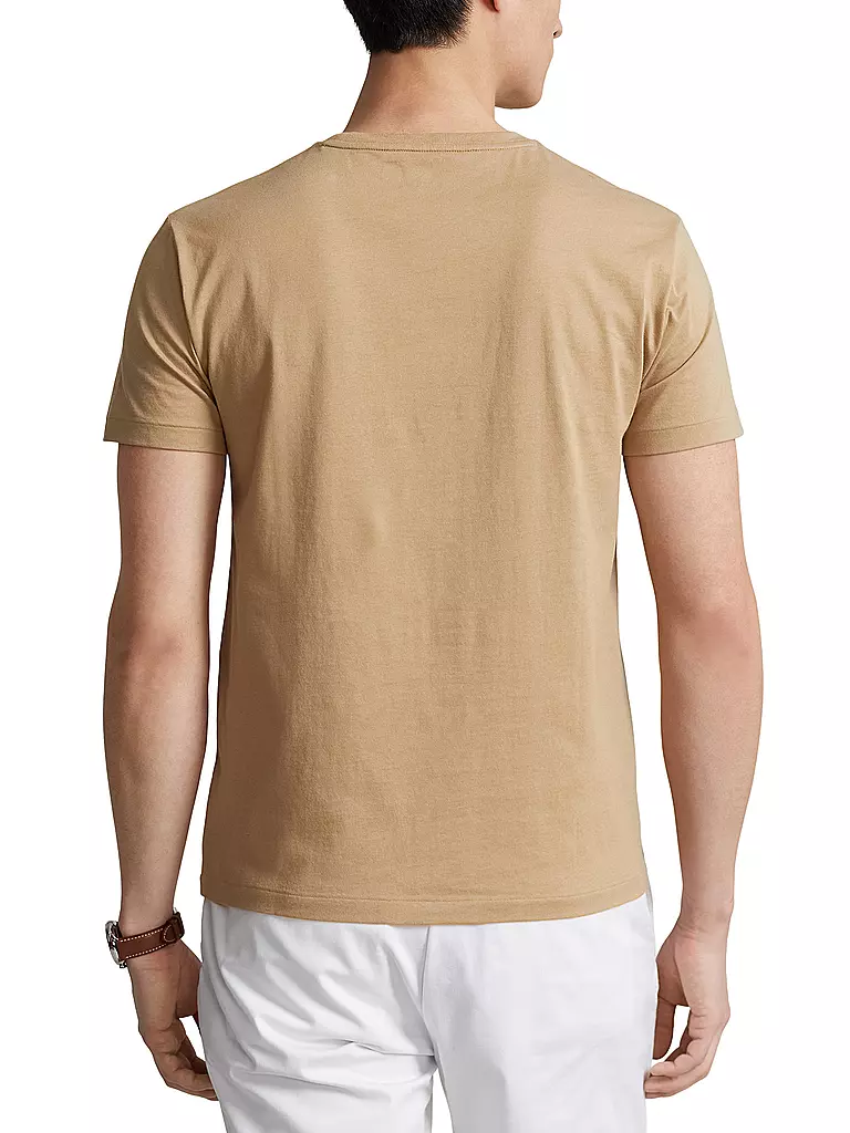 POLO RALPH LAUREN | T Shirt Custom Slim Fit | beige