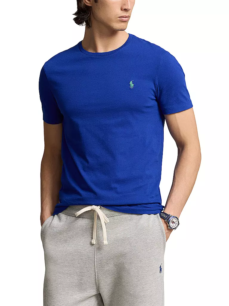 POLO RALPH LAUREN | T Shirt Custom Slim Fit | blau