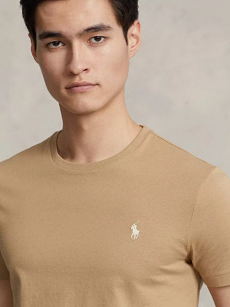 POLO RALPH LAUREN | T Shirt Custom Slim Fit | beige