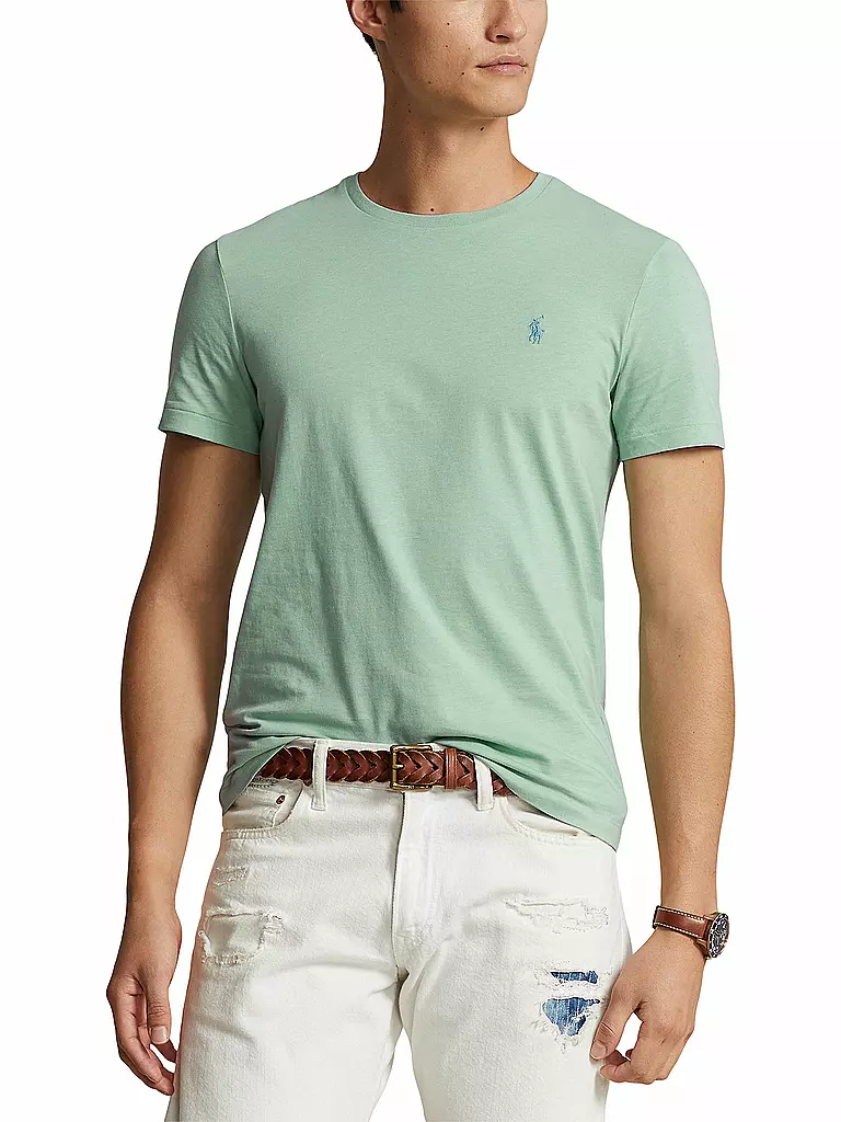 POLO RALPH LAUREN | T-Shirt Custom Slim Fit | hellblau