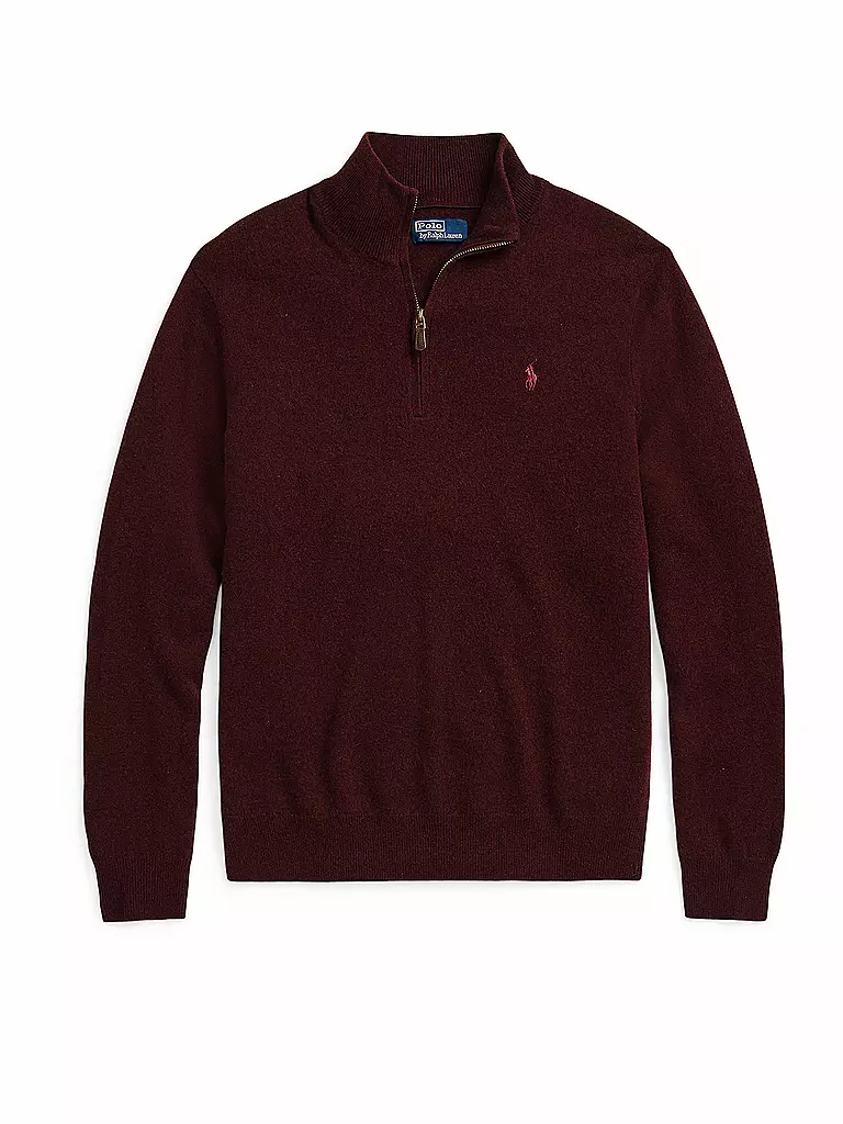 POLO RALPH LAUREN | Troyer Pullover  | dunkelrot
