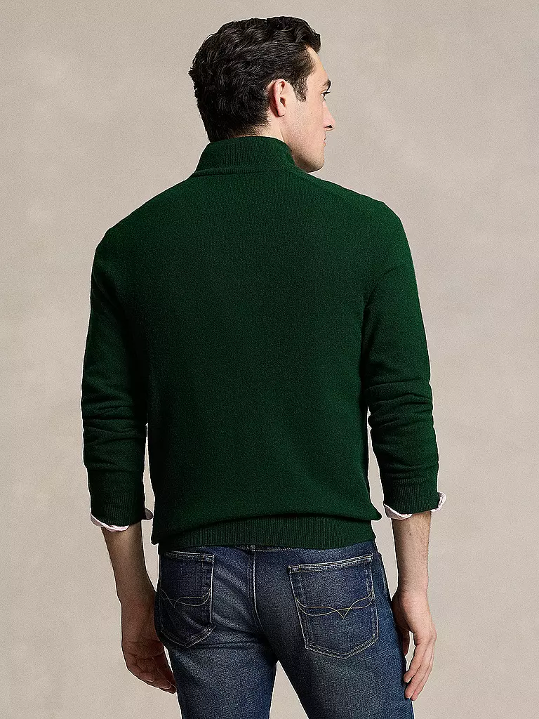 POLO RALPH LAUREN | Troyer Pullover  | dunkelgrün