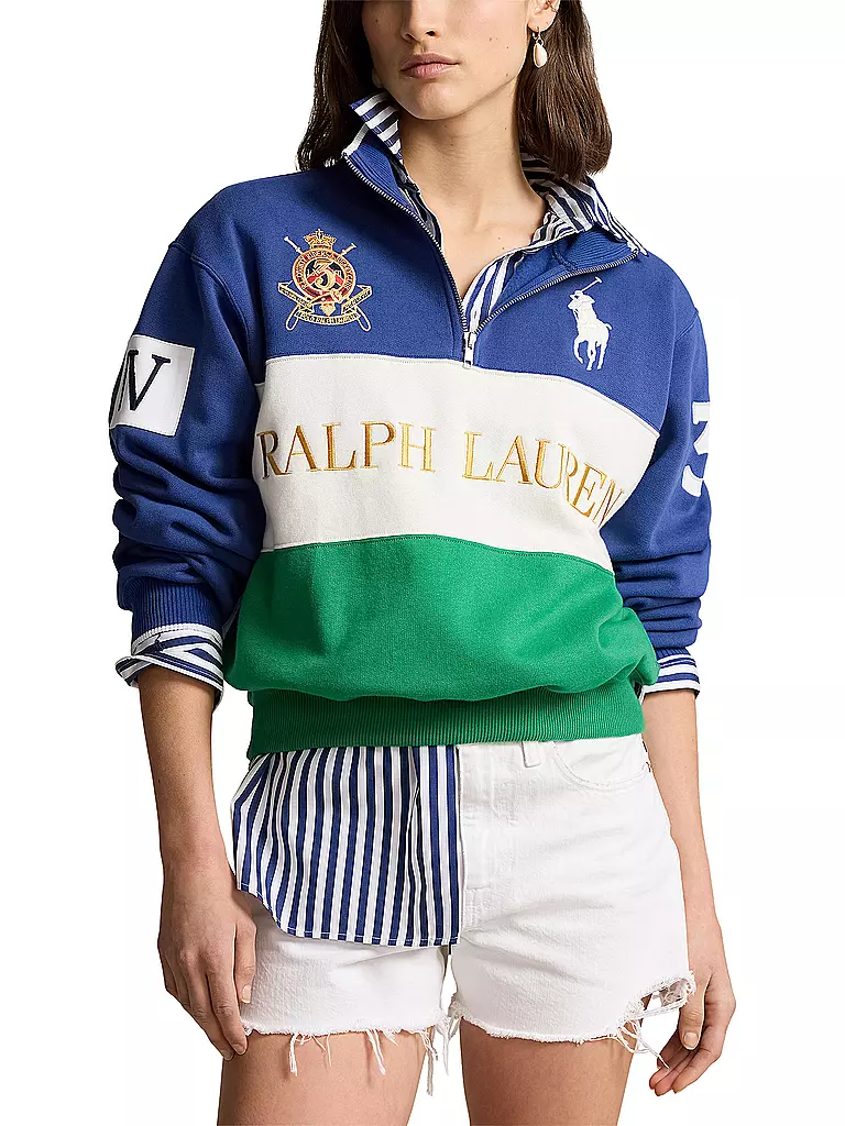 POLO RALPH LAUREN | Troyer Sweater | blau