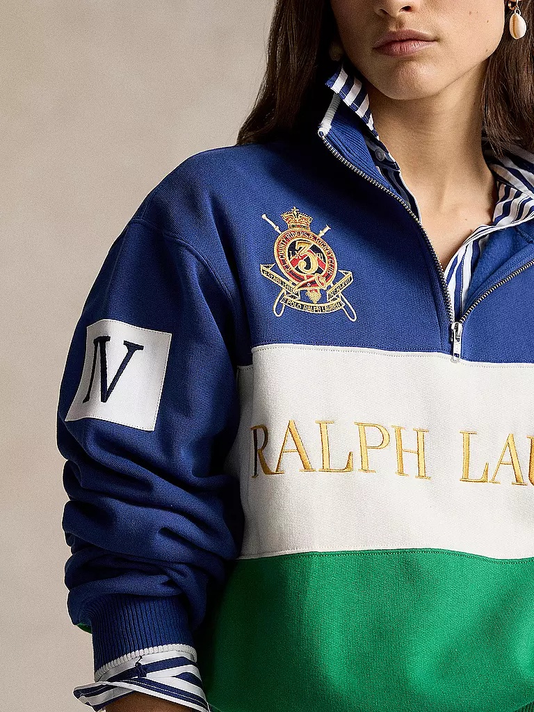 POLO RALPH LAUREN | Troyer Sweater | blau