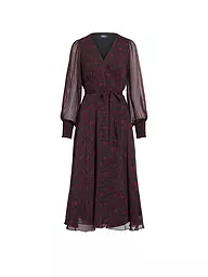 POLO RALPH LAUREN | Wickelkleid  | dunkelrot