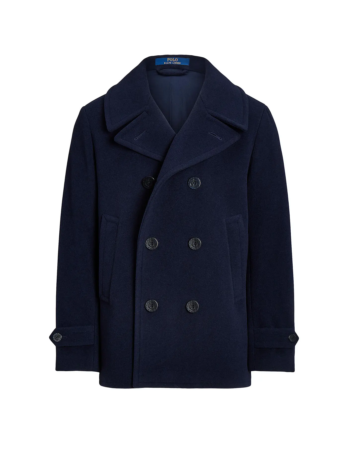 POLO RALPH LAUREN | Wollmantel  | dunkelblau