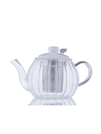 PRICE & KENSINGTON | Teekanne LUXE 1000ml Glas /Weiss