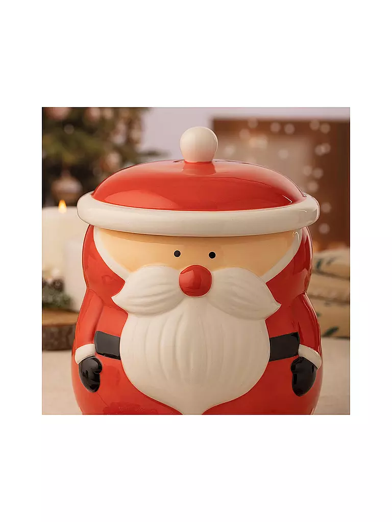 PRICE & KENSINGTON | Keksdose WEIHNACHTSMANN | rot