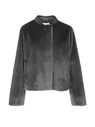 PRIDE TO BE | Jacke in Felloptik DANJA | grau