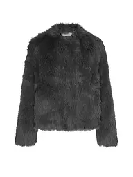 PRIDE TO BE | Jacke in Felloptik DANJA | grau