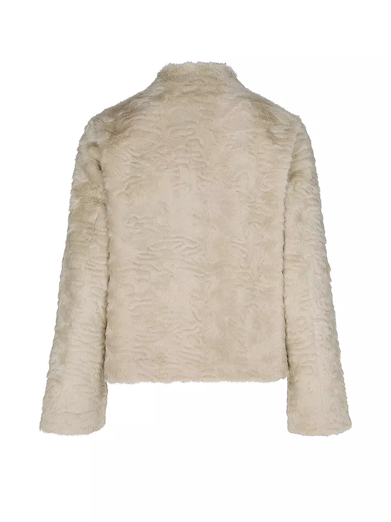 PRIDE TO BE | Jacke in Felloptik DANJA | beige