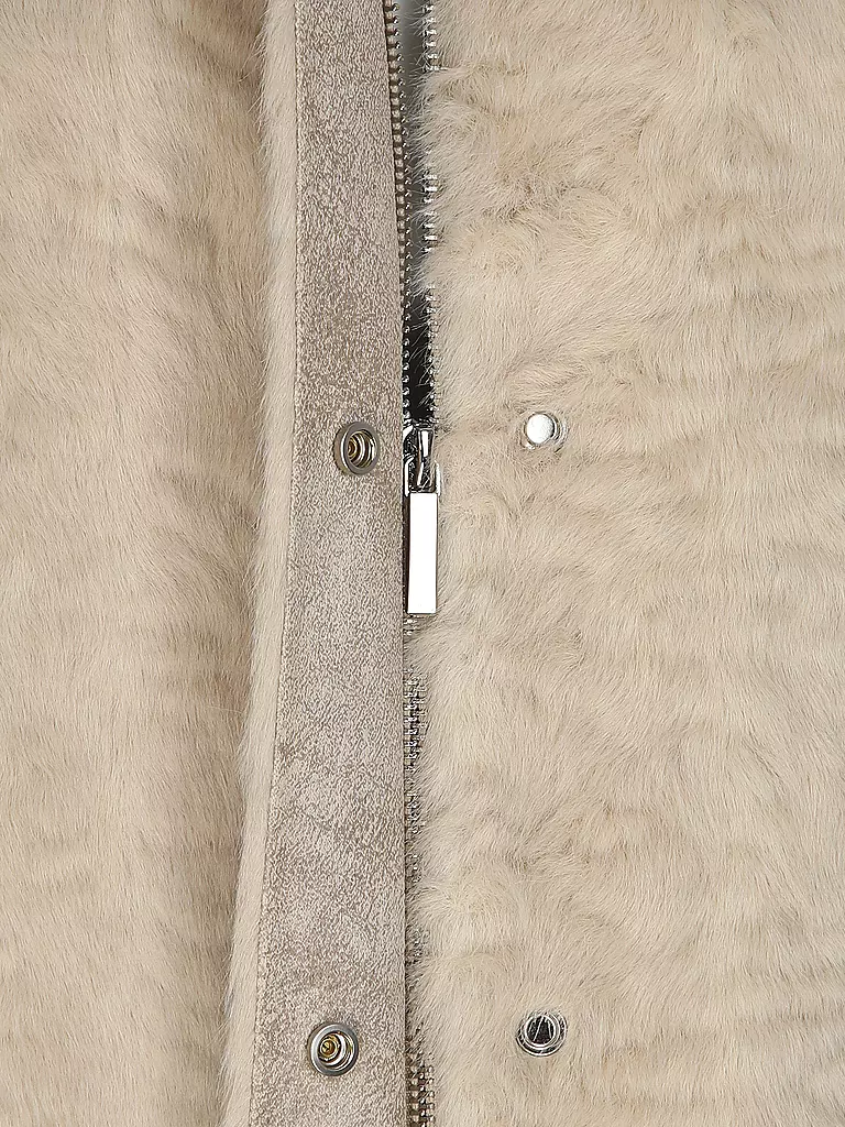 PRIDE TO BE | Jacke in Felloptik DANJA | beige
