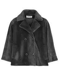 PRIDE TO BE | Jacke in Felloptik DOLORES | grau