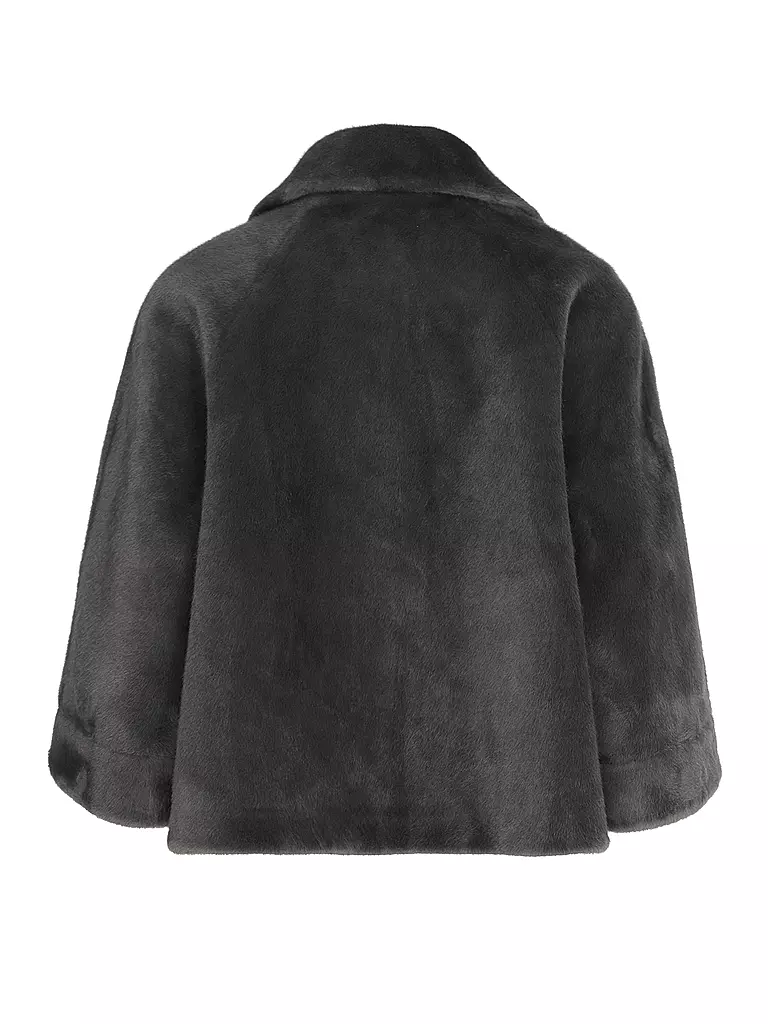 PRIDE TO BE | Jacke in Felloptik DOLORES | grau